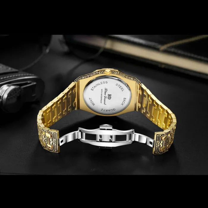 🔥 OFERTA EXCLUSIVA | Luxury™ HIMHER-reloj noble de oro de lujo