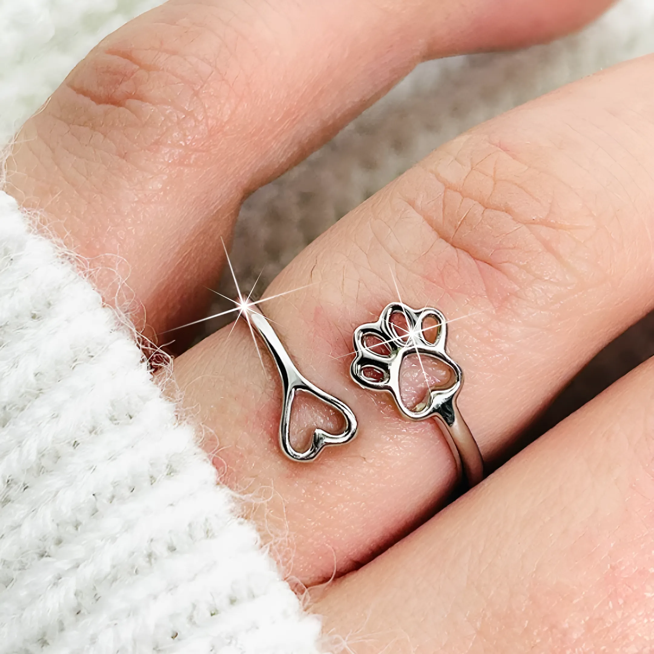 🔥 OFERTA EXCLUSIVA🌟 | Heart™ - Anillo de pata de mascota💍