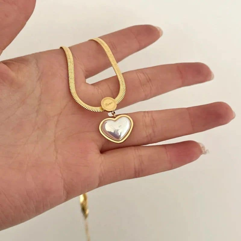 💥 EDICIÓN LIMITADA❗️  | Collar Corazón de Perla Oro