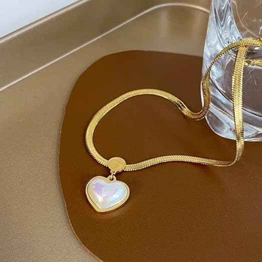 💥 EDICIÓN LIMITADA❗️  | Collar Corazón de Perla Oro