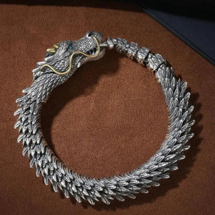 ❗️ EXCLUSIVO ❗ | Dragon™ Pulsera Dragón Plata de Ley