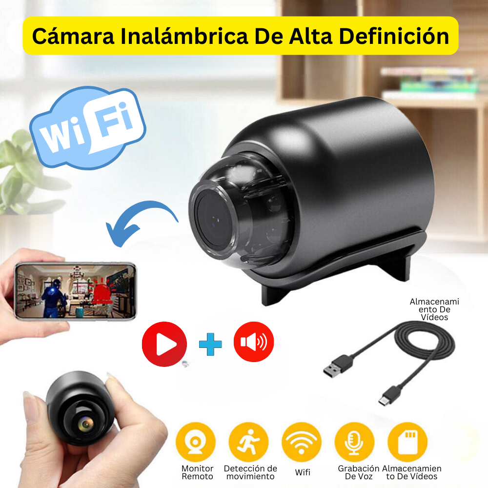 🔥 Producto exclusivo : Mini cámara espía ultra para la seguridad.