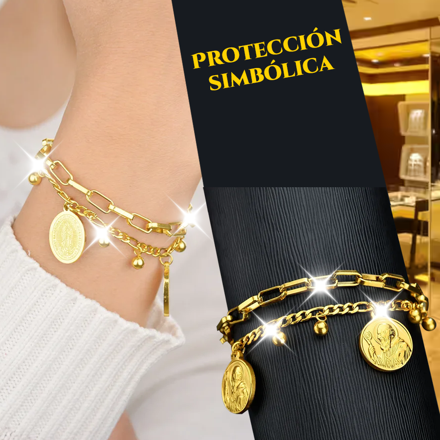 💥 EDICIÓN LIMITADA❗️  | Pulsera San Benito de Acero