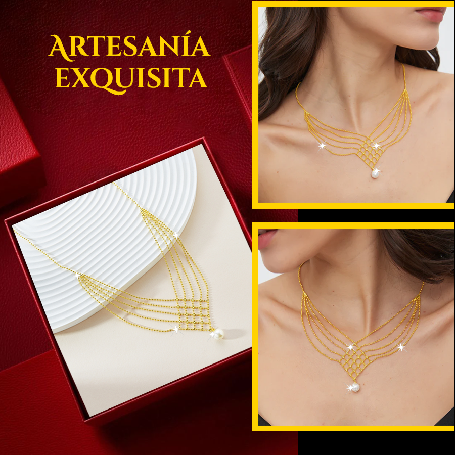 🔥 NUEVO PRODUCTO | Collar de perlas akoya doradas para Seducción💎