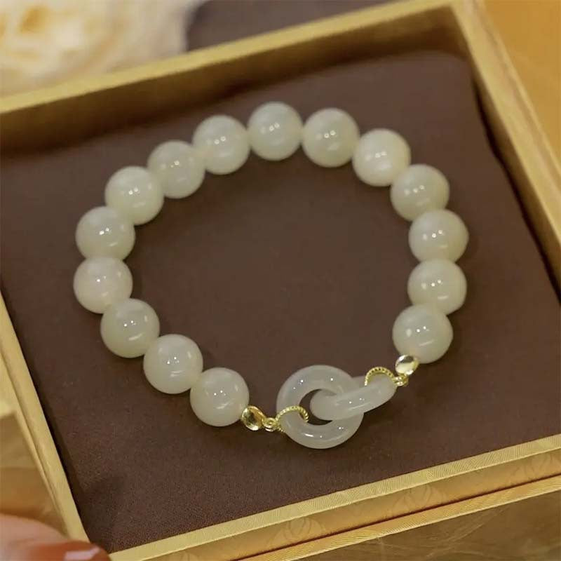 🔥 OFERTA EXCLUSIVA | Jade™ Pulsera de piedra de jade esmeralda 💫