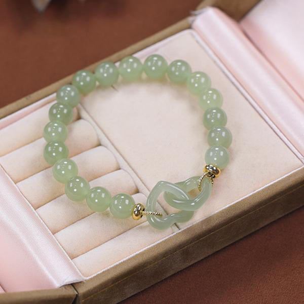 🔥 OFERTA EXCLUSIVA | Jade™ Pulsera de piedra de jade esmeralda 💫