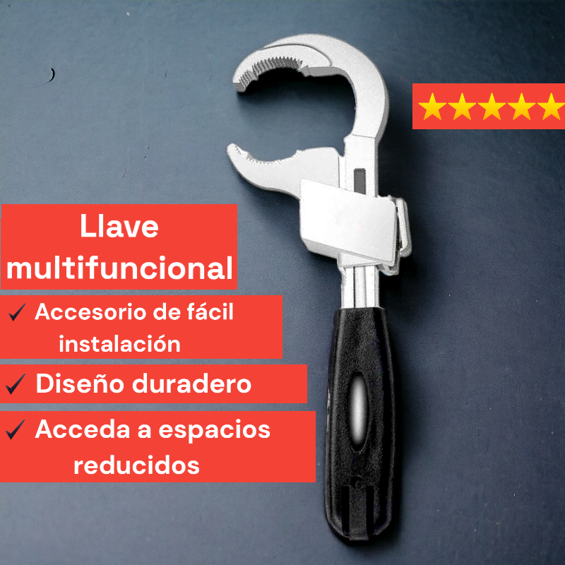 💥 Lanzamiento Exclusivo 💚 | Llave ajustable de doble propósito