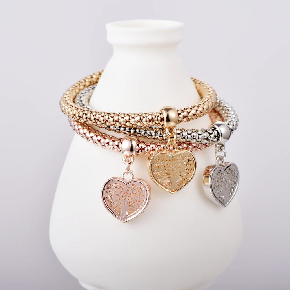 💥 EDICIÓN LIMITADA❗️ | Pulseras con dijes de edición de corazón para mujer