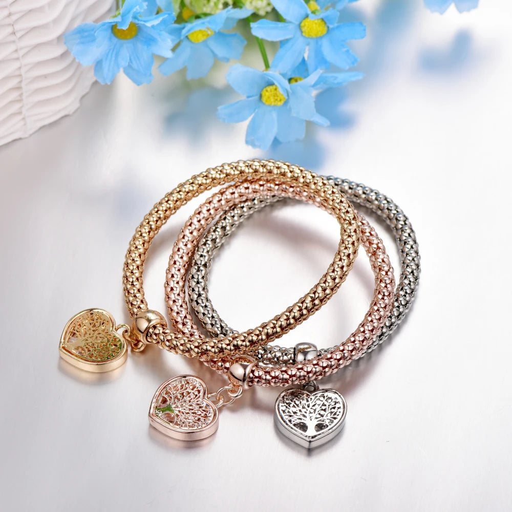 💥 EDICIÓN LIMITADA❗️ | Pulseras con dijes de edición de corazón para mujer