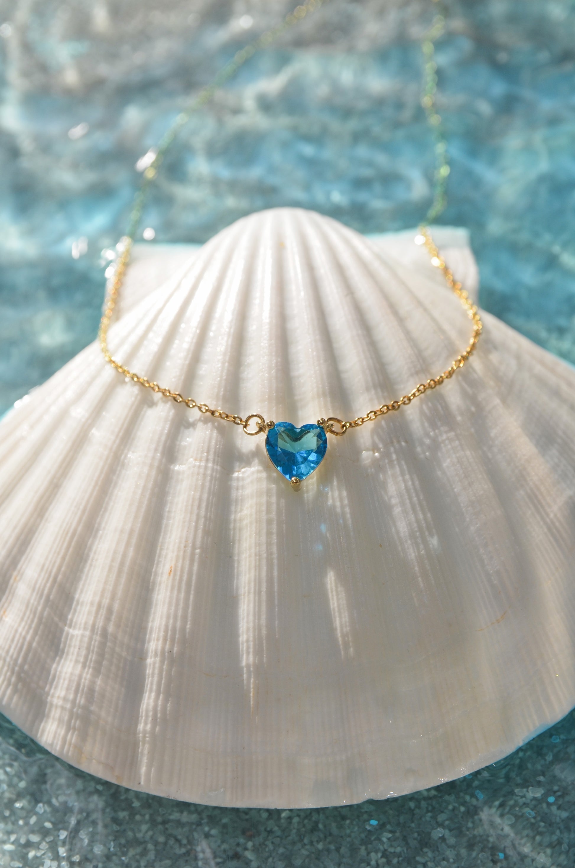 💥 EDICIÓN LIMITADA❗️  | Collar Corazón Cristal Dorado