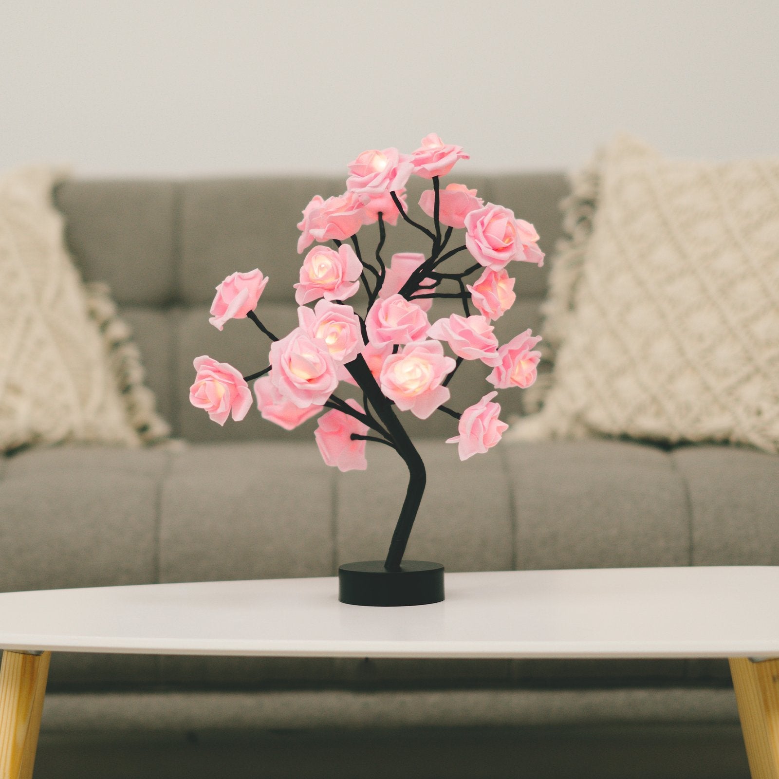 💥 Producto Exclusivo | Exquisita Lámpara De Mesa Led Con Flores 🌸